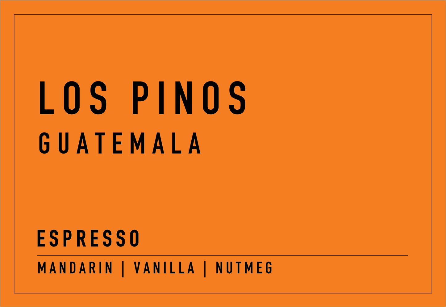 Los Pinos | Single Origin Espresso