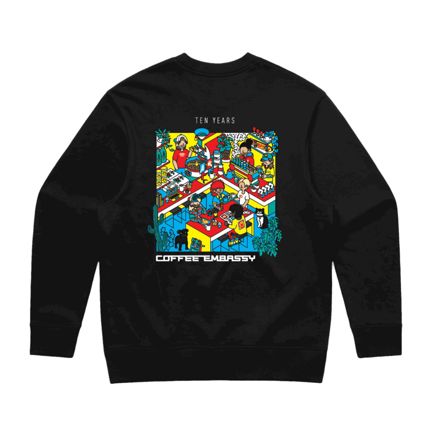Ten Years Hoodie / Crew - Coffee Embassy