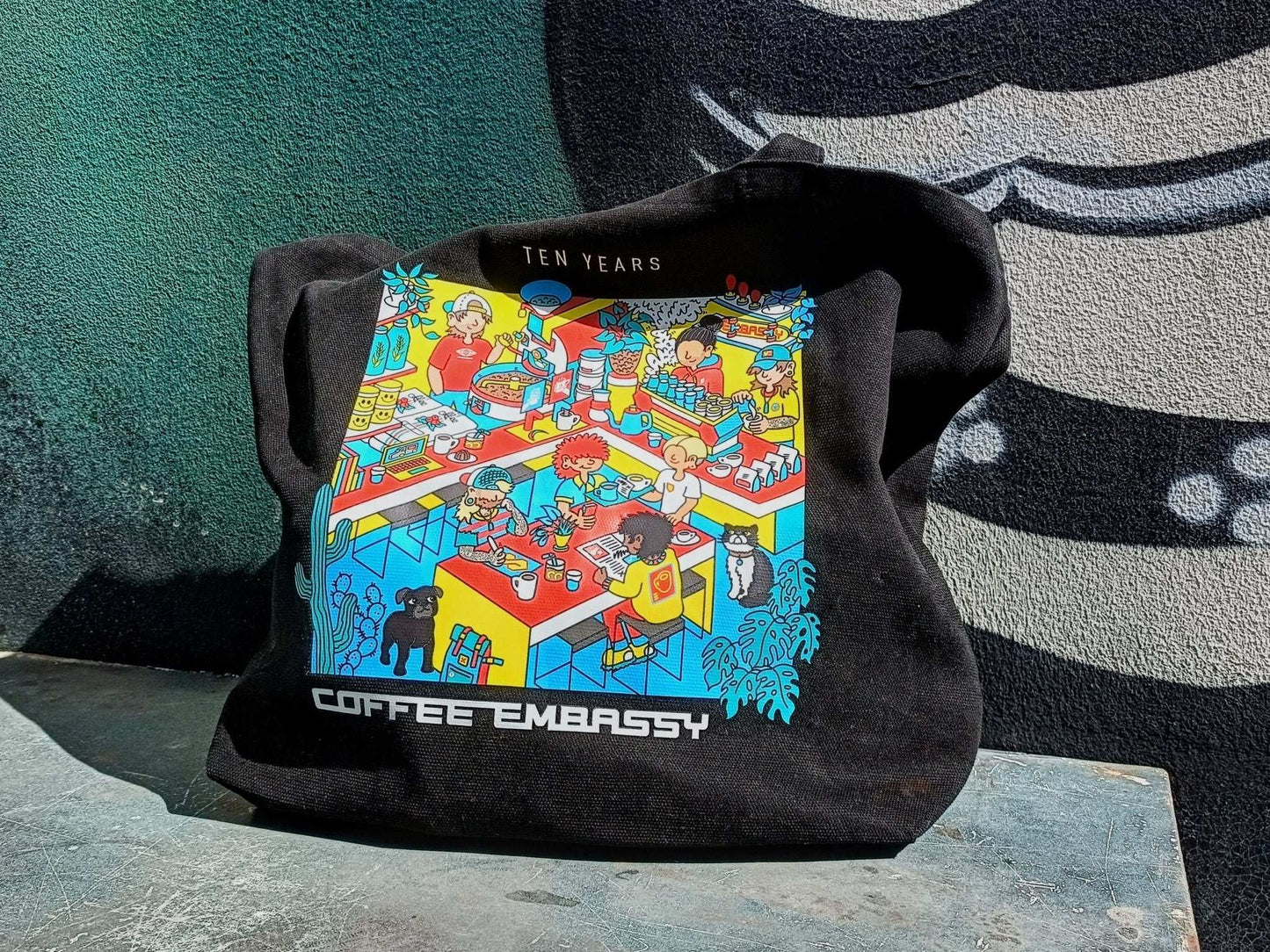Ten Years of Coffee Embassy Tote - Coffee Embassy