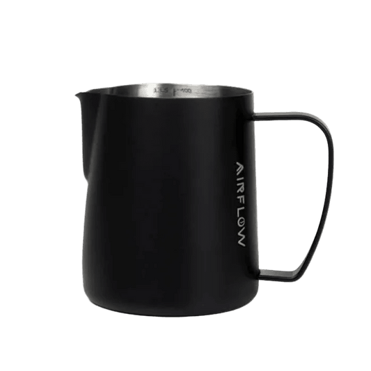 Airflow 400ml Milk Jug | Black - Coffee Embassy