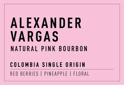 Alexander Vargas | Natural Pink Bourbon - Coffee Embassy