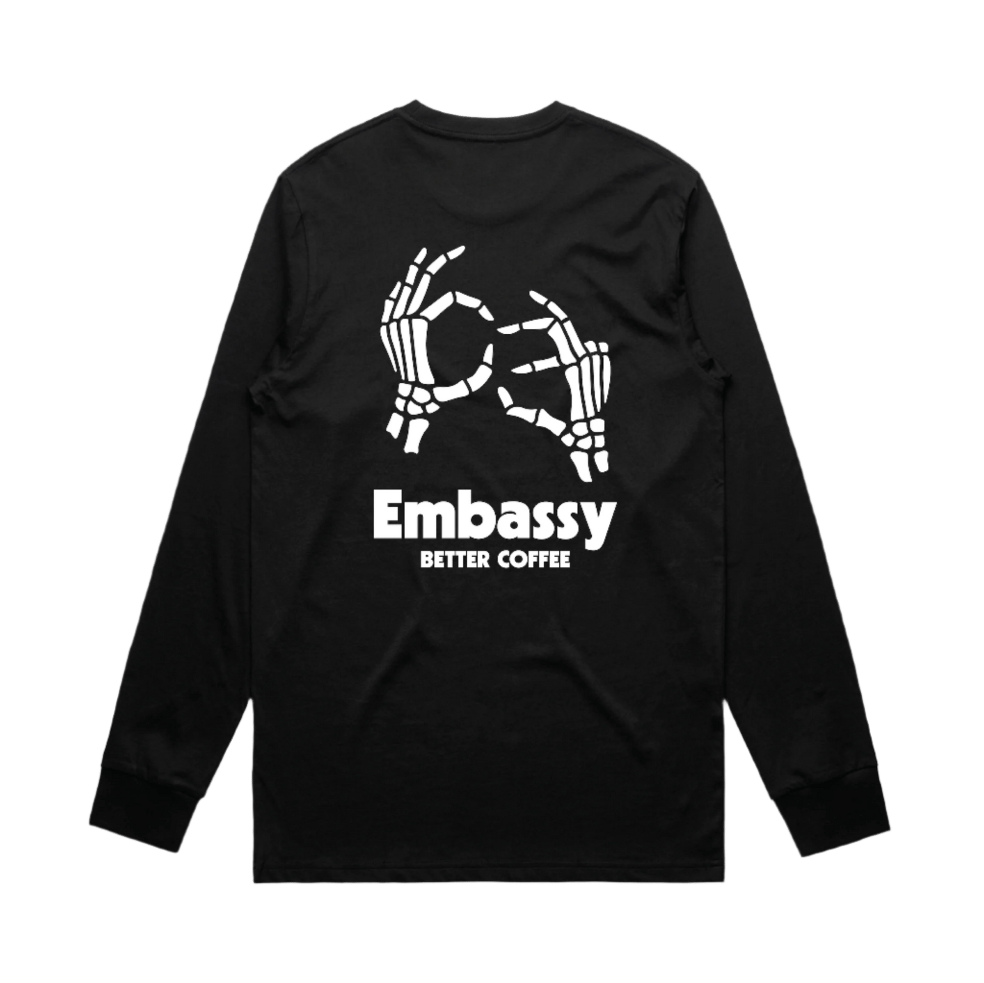 CE03 Skeleton Long Sleeve Tee - Coffee Embassy