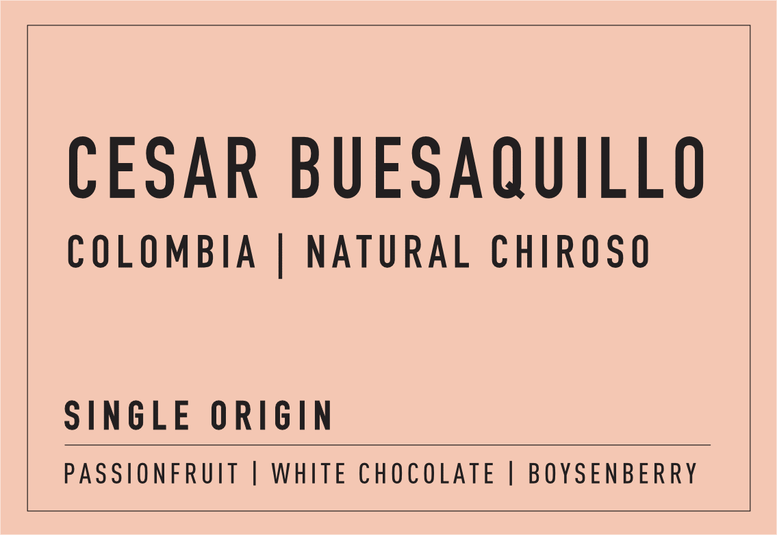 Cesar Buesaquillo | Natural Chiroso - Coffee Embassy