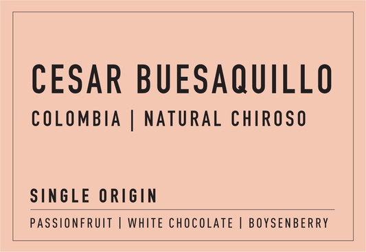 Cesar Buesaquillo | Natural Chiroso - Coffee Embassy