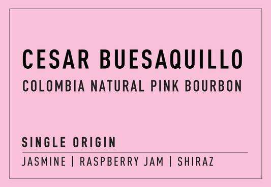 Cesar Buesaquillo | Natural Pink Bourbon - Coffee Embassy