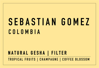 Sebastian Gomez | Natural Gesha