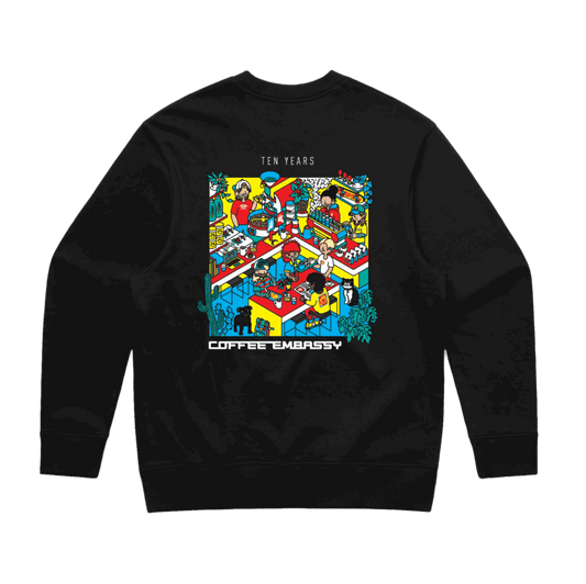 Ten Years Hoodie / Crew - Coffee Embassy