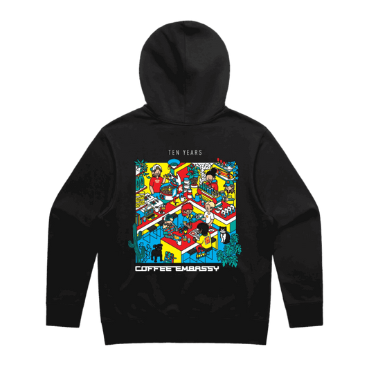 Ten Years Hoodie / Crew - Coffee Embassy