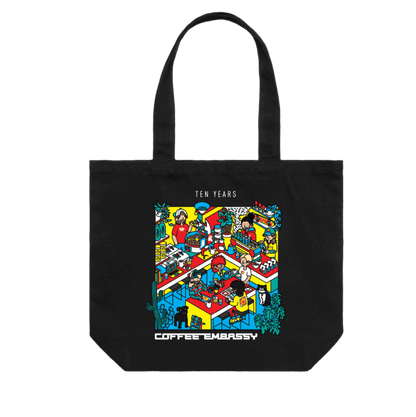 Ten Years of Coffee Embassy Tote - Coffee Embassy
